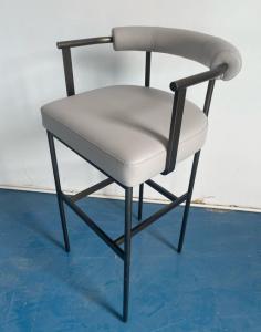 Buy cheap High Density Sponge Wrapped Vinyl Barstool Chair With Metal Stainless Steel product