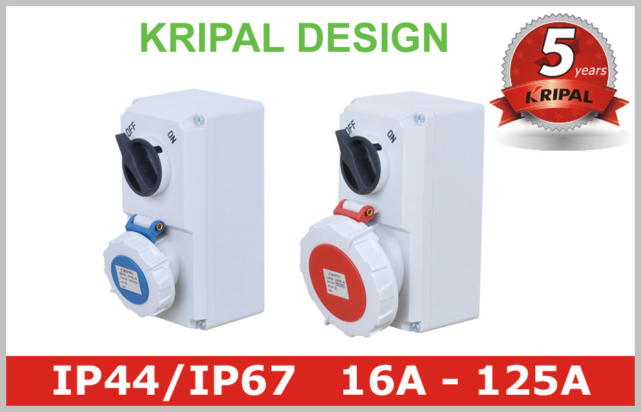 Buy cheap IP67 Weatherproof Industrial Interlocked Switch Socket Outlet for Plug product