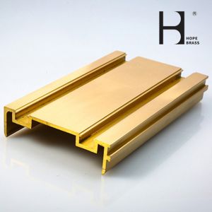 Antique Surface Brass Window Frames C3600 Copper Alloy Window Hardware