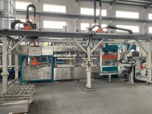 China 270kgs/h Virgin Pulp Plate Making Machine Pulp Tray Making Equipment on sale