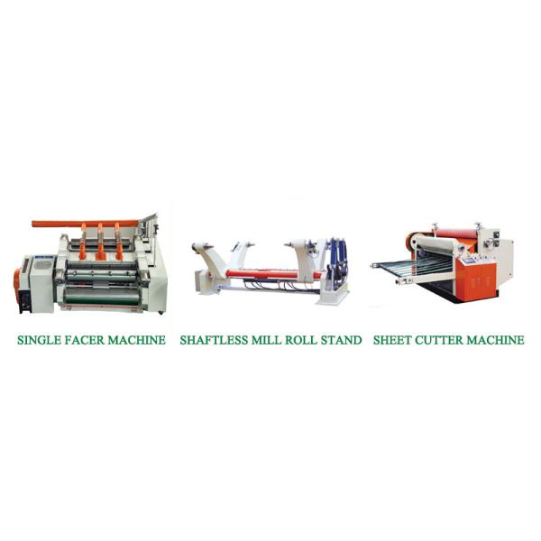 Single Face 2 Ply 100m/Min Corrugated Board Production Line