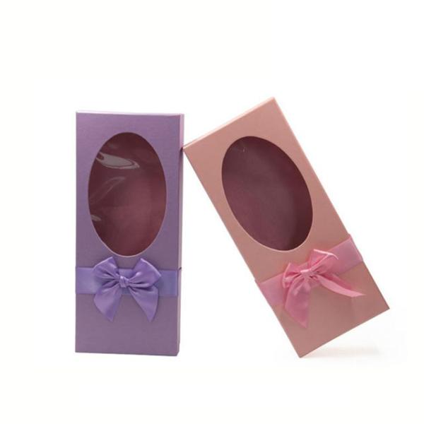 Hard Paper Box Packaging With Window / Custom Oem Odm Window Paper Box