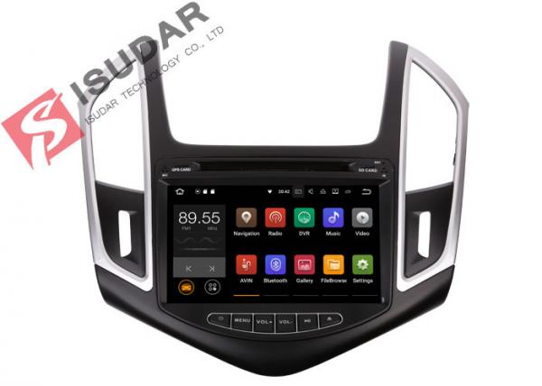 Quality Quad Core Double Din Bluetooth Car Stereo , Chevrolet Cruze GPS NavigationSplit Screem for sale