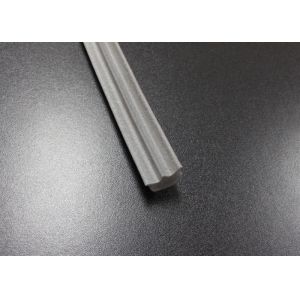 China Gray Long Side EPDM Rubber Extrusion Embedded , Window Weather Stripping on sale
