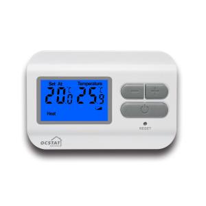 Buy cheap White Household Air Conditioning Wired Room Thermostat With LCD Display product