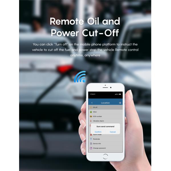 Smart 4G GPS Tracker Fleet Management Easy Hidden Remotely Cut Off