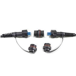Waterproof IP67 ODVA Duplex Multimode LC Connector 100 Cycles