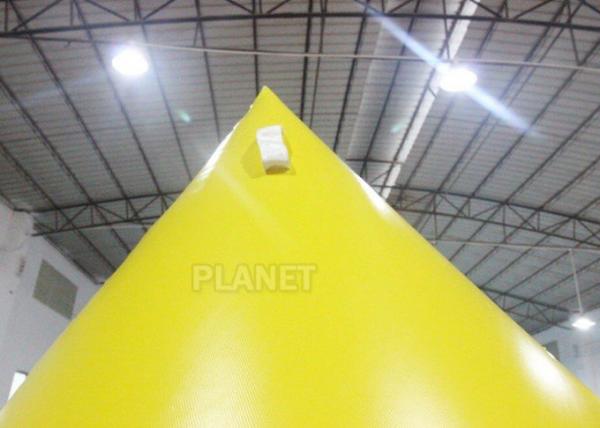 2.5m Inflatable Water Floating Marker buoys With Logo Yellow / Pink