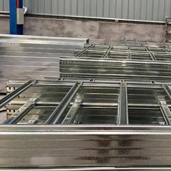 Ventilated Ladder Cable Trays In Silver Customizable 100mm - 1000mm Width
