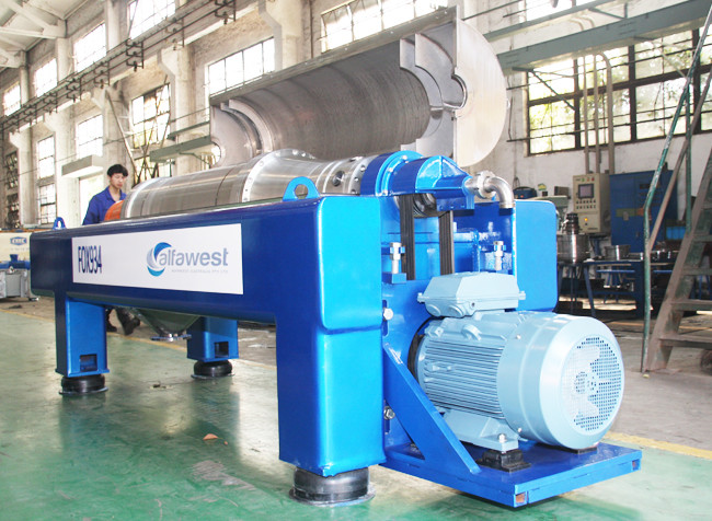 Continuous Scroll Centrifuge Decanter Centrifuge Manure Sludge