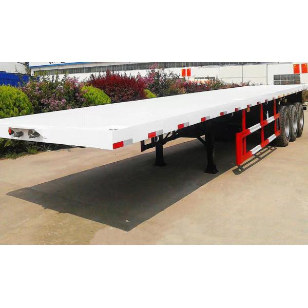 Reliable Tri-Axle Container Flatbed Semi-Trailers for Long-Distance Hauling