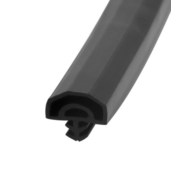 Middle Groove Type TPE Rubber Seal Strip Weatherstipping Double Hole Shape 10*5mm
