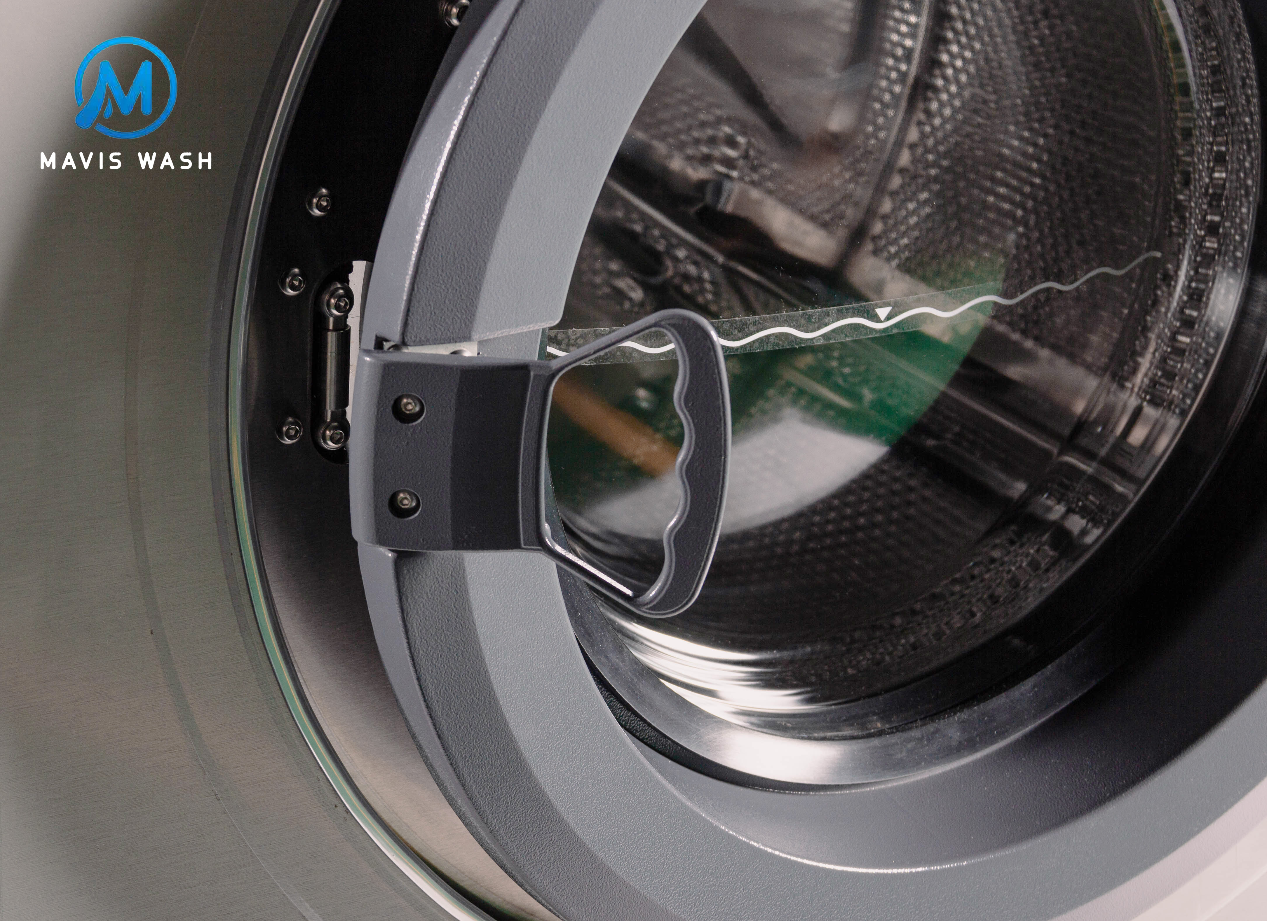 10kg Washer Extractor Soft Mount Fully Automatic Industrial Laundromat Washing Machine for Hotel Dry Cleaning Shop Vessel