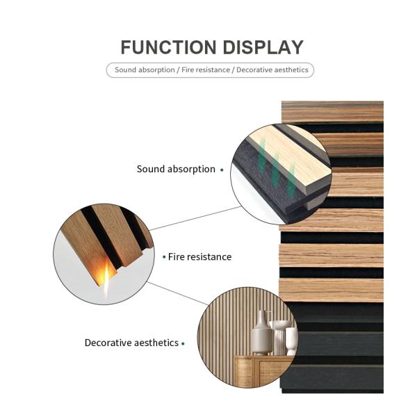Office Acoustics Made Easy Total Solution with Eco-Friendly E0 Wooden Acoustic Panels