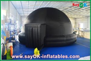 Buy cheap Black Inflatable Planetarium , Durable Inflatable Projection Tent Mobile Cinema product