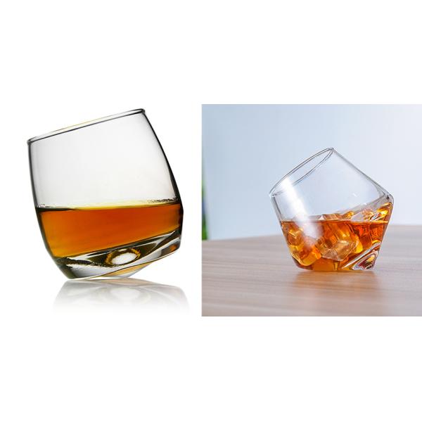 290ml/10oz Machine Blown Custom Whiskey Glasses With Round Rolling Bottom
