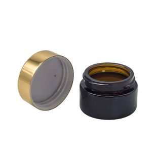 Small Empty Clear Amber Glass 5ml Empty Makeup Pots