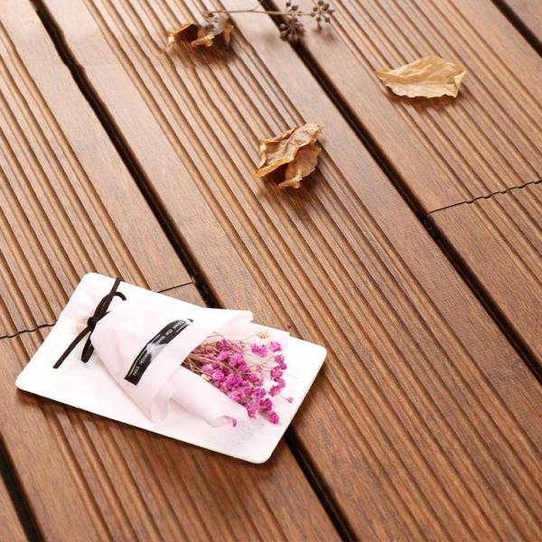 Carbonized Strand Woven Bamboo Timber Flooring Outdoor Bamboo Flooring