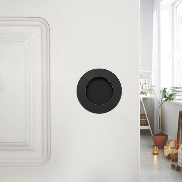 Flush Hidden Pull Handle Round SUS304 For Closet