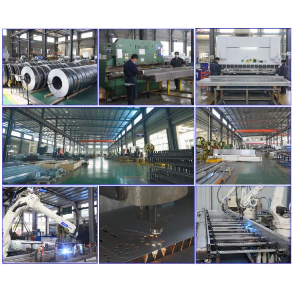 300x150mm Hot Dip Galvanized Steel Cable Tray / Cable Ladder Tray 2-8m