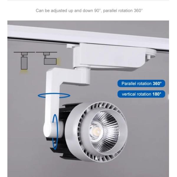 Pendant LED Track Spotlight 40w Cob Track Light No Flickering