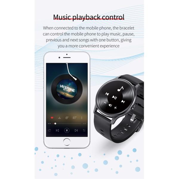 Call Alert BLE Smart Heart Rate Bracelet G Sensor Chip Message Push 160mah