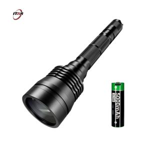 China Black Aluminum Alloy 3500M LEP White Laser Flashlight Rechargeable on sale