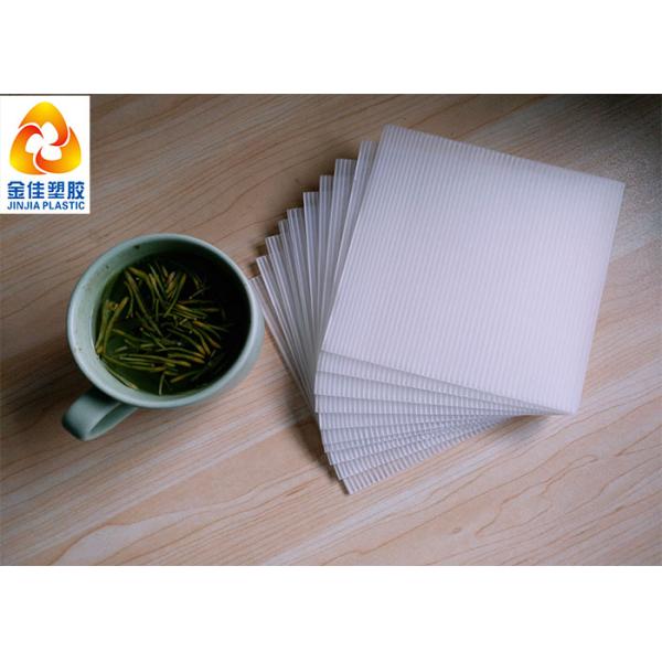 PP Or PE Material Plastic Core flute Sheets For Making Plastic Boxes