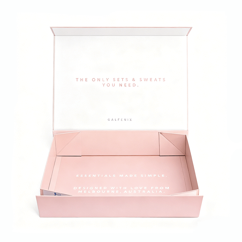 High End Luxury Clothing Package Customized Eco Friendly Magnetic Folding Gift Paper Boxes For Underwear