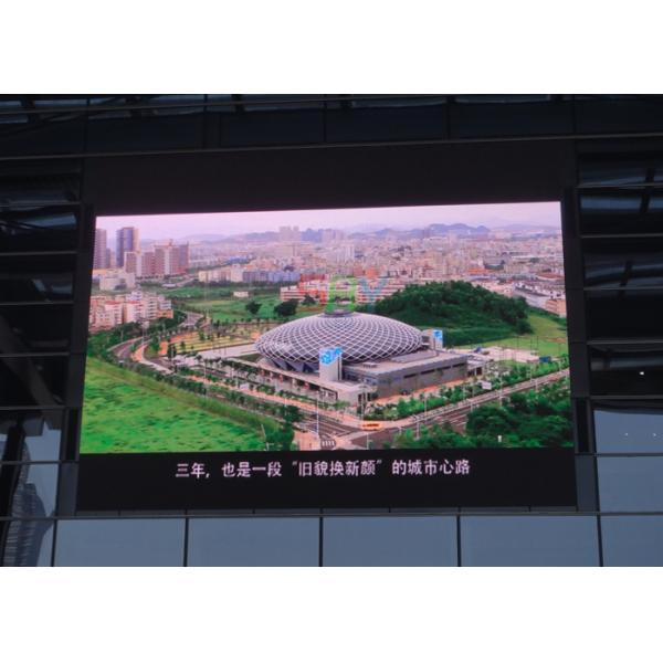 High Definition Outside LED Video Screen With 6500cd / sqm Brightness