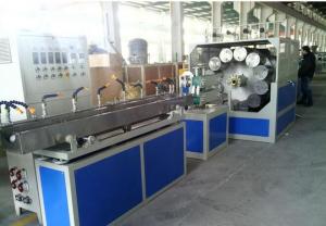 Buy cheap Twin Screw CE Certificate Plastic Pipe Extrusion Line PVC Fiber Reinforced Soft Pipe Production product