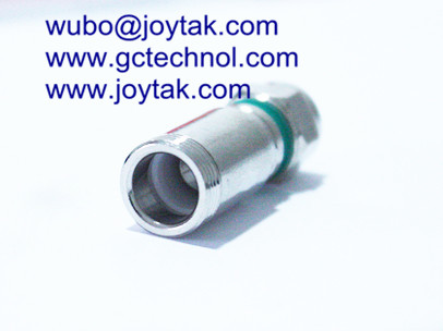 F Compression Connector F Plug Compression connector For RG59 Coax Cable connector