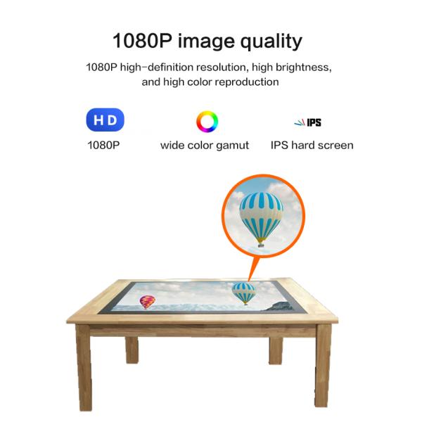 43 Inch Touch Screen Activity Table Digital Tea LCD Touchscreen Table Android / Windows OS Touch Table For Children