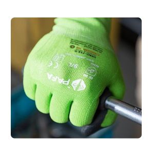 Buy cheap Silicone Free Elastic Green Foam Nitrile Palm Coated Gloves product