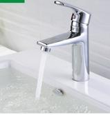 Quality Chrome plated zinc single handle wash hand basin brass faucet for sale