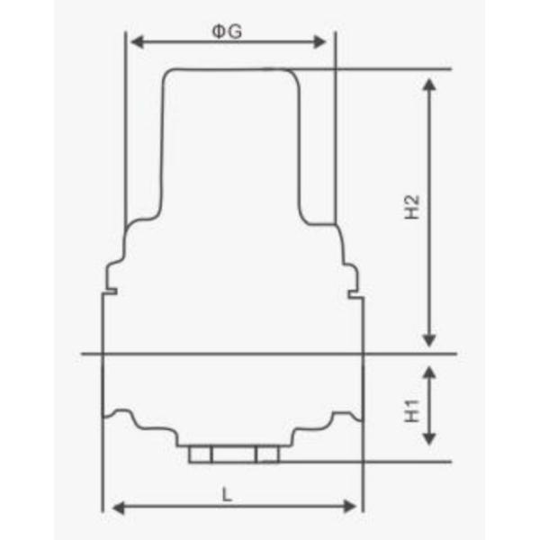 Stainless Steel Threaded Pressure Reducing Valve for Water Industrial Usage at Outlet