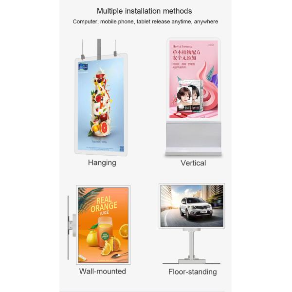 Ceiling Mounted Double Sided OLED WiFi Digital Signage