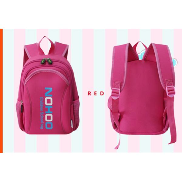 Comfortable Preschool Book Bags With Three Zipper Pocket Various Colors