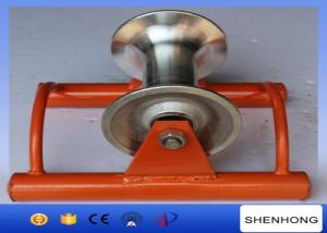 Buy cheap Abrasion Resistant Cable Pulling Pulley Lightweight Ground Cable Pulling Rollers product