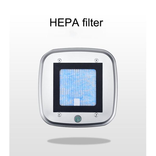 HOMEFISH ABS Hepa Filter Car Air Purifier DC5V With Led Light