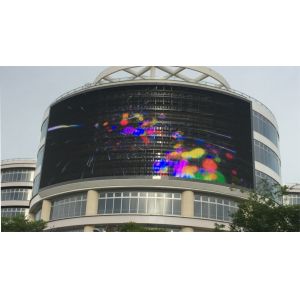 Programmable Outdoor Led Curtain Display , Flexible Led Video Screen