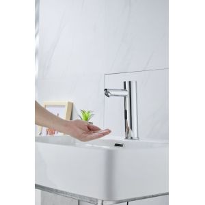 Buy cheap Solid Brass Silver Thermostatic Intelligent Electricity Shower Faucet product