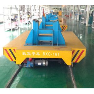 China Heavy Industry Cargo Electric Rail Transfer Trolley Strong Bearing Capacity on sale