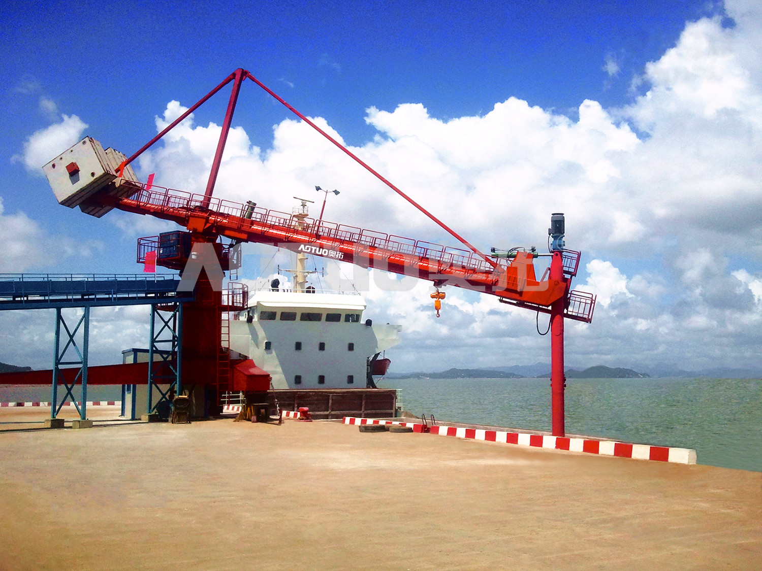 Buy cheap High Capacity Screw Unloader / Shipborne Screw Ship Unloader Automatically product