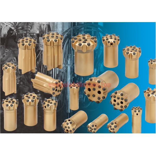 102mm Threaded Drill Bit Tapered Reamer Drill Bit Tungsten Carbide Material