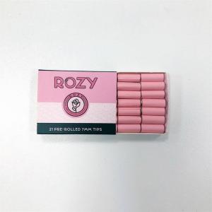China Pink Paper Rolling Tip For Cigarette Disposal Pre Rolled Paper Filter 7MM 8MM on sale