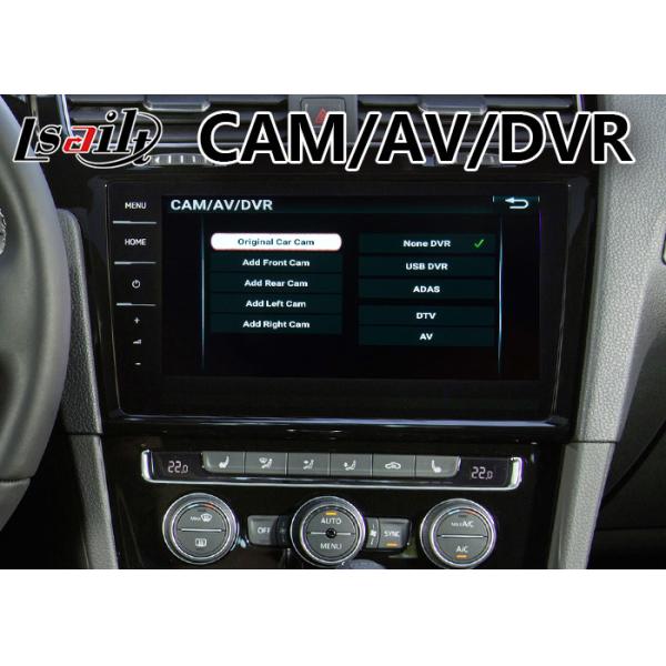 Android 9.0 Car GPS Navigation for Volkswagen Golf Skoda , Multimedia Video Interface