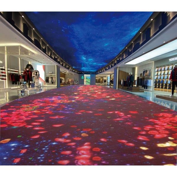 Illuminated HD P4.81 LED Interactive Dance Floor Anti Slip Design