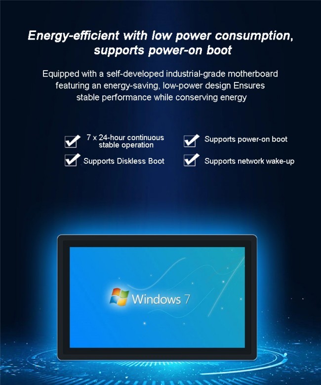 High Performance 27 Inch Embedded Industrial Touch Panel PCs 1080p Full Hd Lcd Monitor