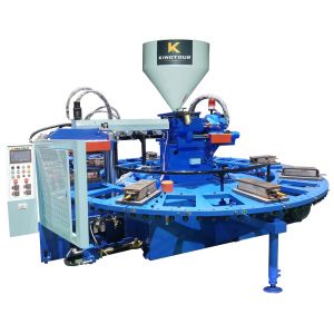 Buy cheap Rotary PVC Slipper Making Machine 24 Station Blowing Slipper Machine product